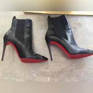 Authentic Christian Louboutin studded bootie size 8